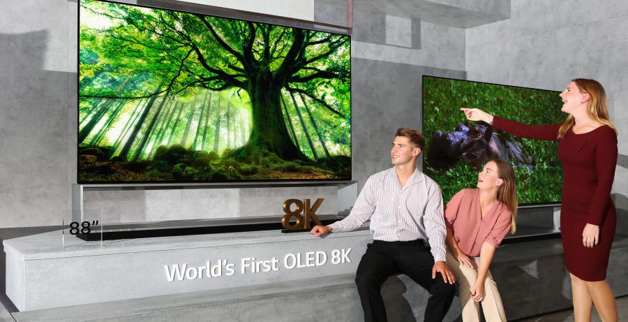 LG inicia o lançamento global de televisores 8K OLED e NANOCELL LG inicia o lançamento global de televisores 8K OLED e NANOCELL