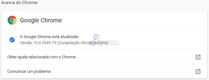 Google Chrome 79