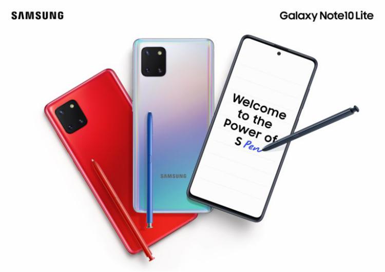 Note 10 Lite imagens