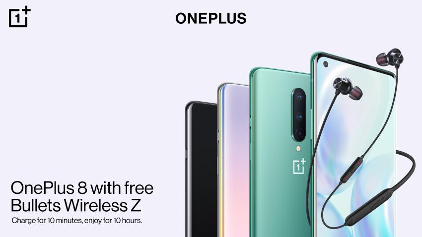 OnePlus oferece os Bullets Wireless Z a quem comprar o OnePlus 8 OnePlus oferece os Bullets Wireless Z a quem comprar o OnePlus 8