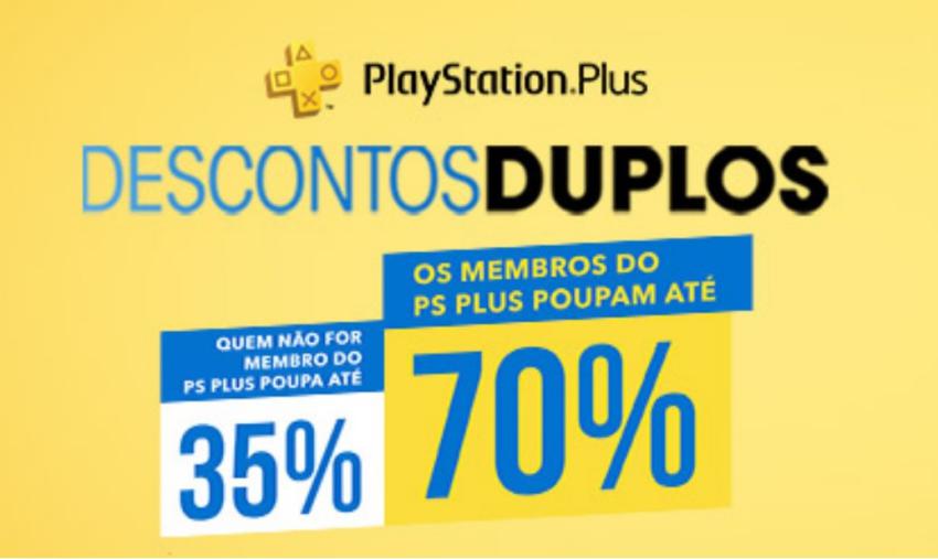 Já iniciou a campanha Descontos Duplos do PlayStation Plus Já iniciou a campanha Descontos Duplos do PlayStation Plus