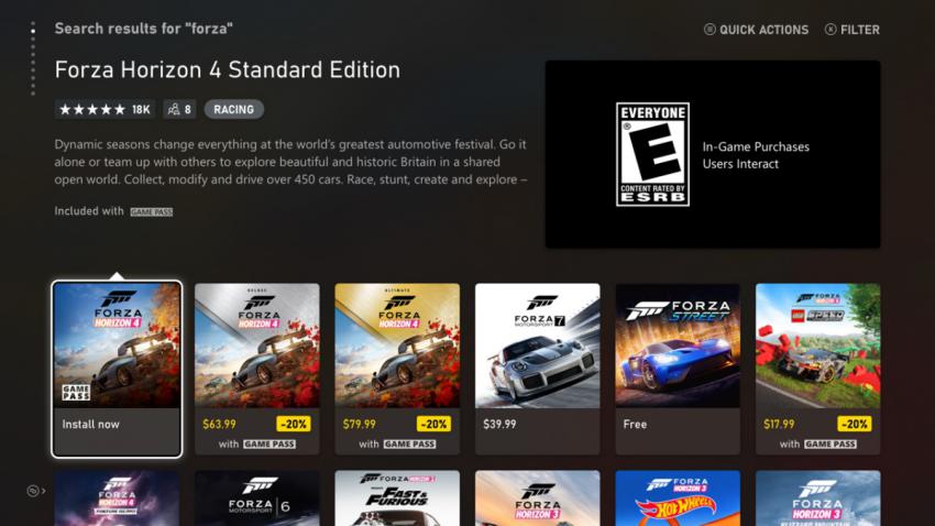 Microsoft Store xbox