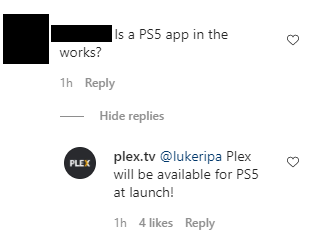 Plex PlayStation 5