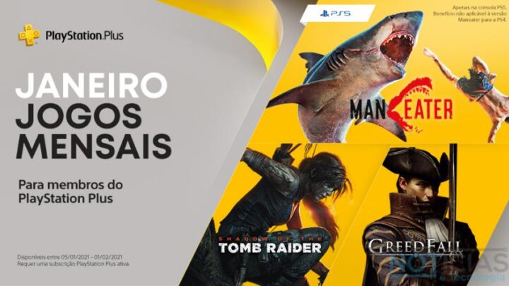 PlayStation Plus Janeiro 2021