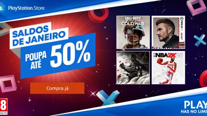 Saldos Janeiro PlayStation Store