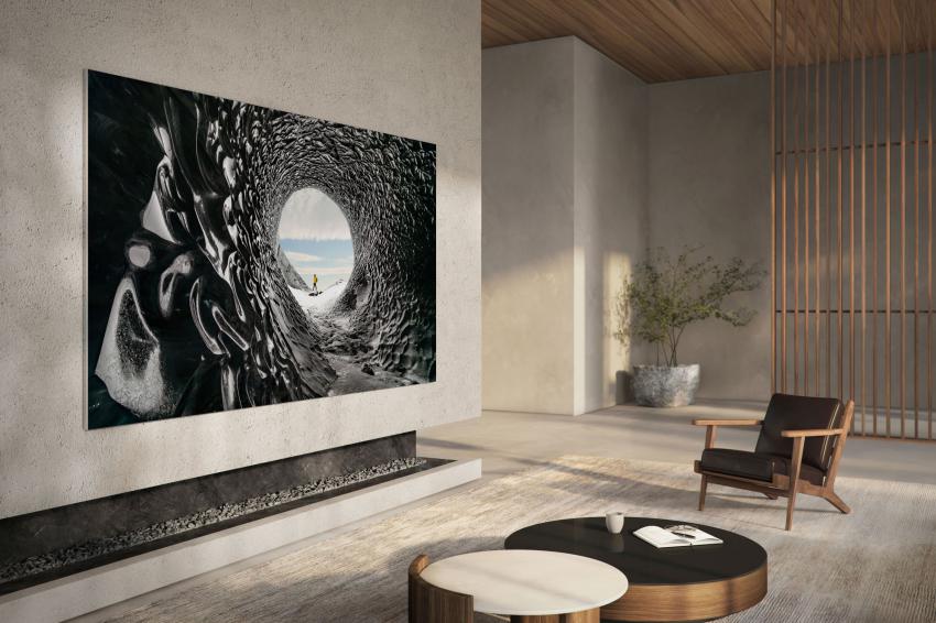 Samsung anuncia o lançamento de um televisor MicroLED de 110 polegadas Samsung anuncia o lançamento de um televisor MicroLED de 110 polegadas