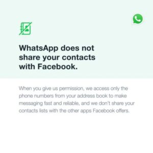 WhatsApp partilha