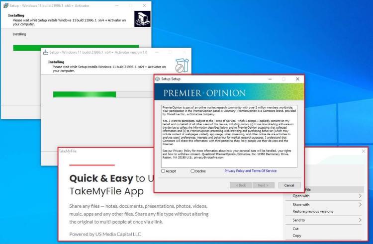 instaladores do Windows 11