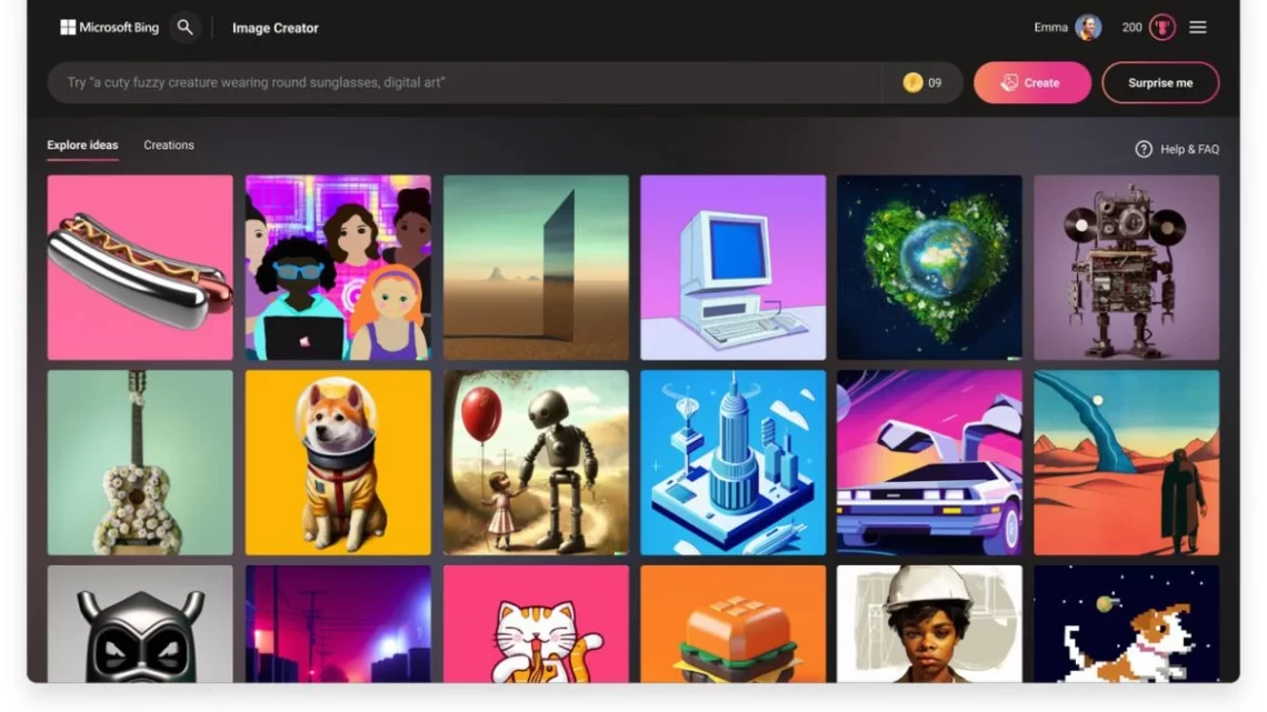 Bing Image Creator: como a Microsoft está a revolucionar a criação de imagens com IA