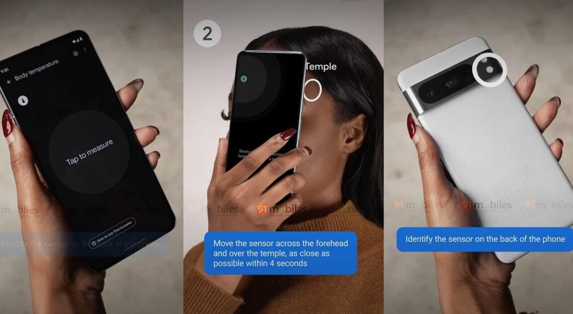 Próximo smartphone da Google vai chegar com termómetro integrado Próximo smartphone da Google vai chegar com termómetro integrado