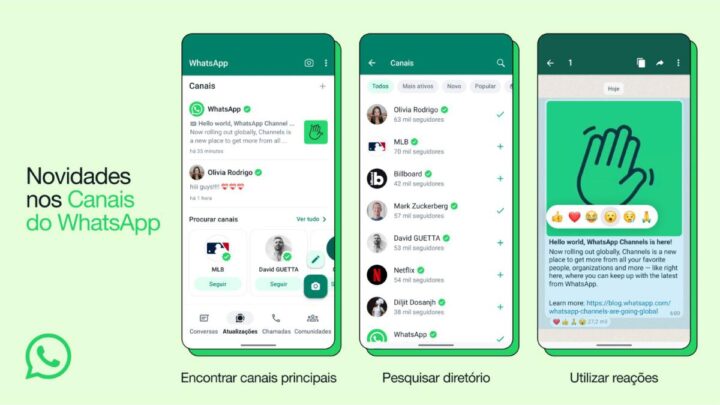 Canais do WhatsApp